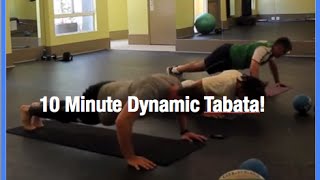 10 Minute Dynamic Tabata  Rugby Style WarmUp [upl. by Avad]