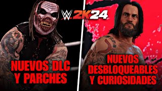 30 MINUTOS de CURIOSIDADES del WWE 2K24 5 Desbloqueables Parches y DLCs [upl. by Tonina]