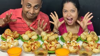 Five Different Fuchka competition  panipuri Dahi puri Ragda puri Chatni puri Eating Challenge [upl. by Legge466]