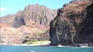 THE MOST BEAUTIFUL COASTLINE IN THE WORLD  Na Pali Coast Hawaii [upl. by Akilak342]