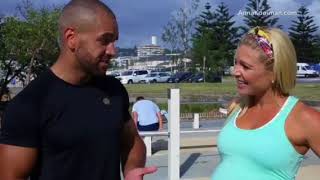 Anna Kooiman Pregnancy Month 9 Battle Ropes Workout [upl. by Hellman]