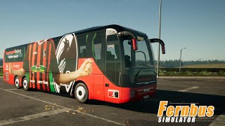 Fernbus Coach Simulator  Football Team Bus DLC  Episode 1  Good Start and a nip to the shops [upl. by Vickie]