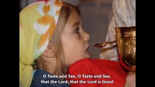 O Taste and See Communion Hymn from the Presanctified Liturgy [upl. by Eerdua371]