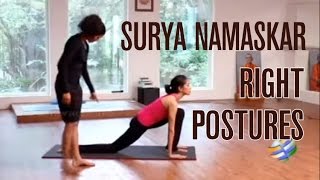 Surya Namaskar Part1 Right Postures [upl. by Notlehs]