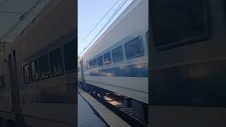 SEPTA Push Pull Train bypassing Overbrook Station as train 9593 exp to Thorndale shorts train [upl. by Nalor]