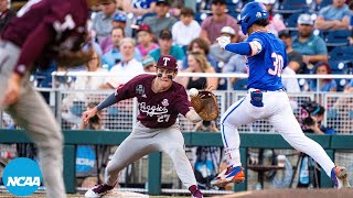 Texas AampM vs Florida 2024 Mens College World Series June 19  Extended highlights [upl. by Yelsnia]