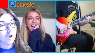 TheDooo  Guitarist AMAZES strangers on OMEGLE with a TALKBOX  REACTION [upl. by Ynaffi]