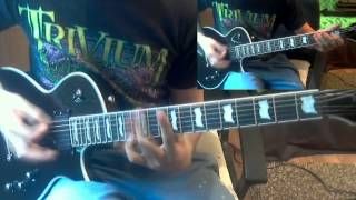 As I Lay Dying  Cauterize dual guitar cover with solo [upl. by Tatianna]