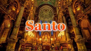 SANTO SANTO SANTO by Fr Manoling Francisco SJ with Lyrics [upl. by Ecenaj]