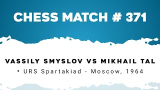 Vassily Smyslov vs Mikhail Tal • URS Spartakiad  Moscow 1964 [upl. by Herculie]