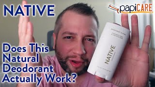 Native Deodorant  Does this Natural Deodorant Actually Work  Review [upl. by Dosi]