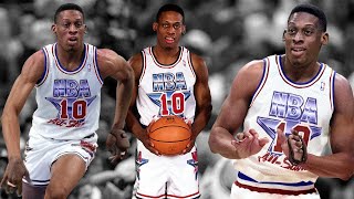 Dennis Rodman 1992 NBA AllStar Game [upl. by Olathe]