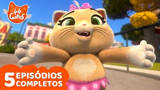 44 Gatos  Latinoamérica  Top 5 Pilou  Episodios completos  Dibujos animados para niños [upl. by Rellim]