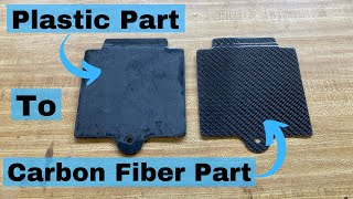 Making a Mold of a Plastic Part to Turn Into Carbon Fiber step by step [upl. by Yantruoc]