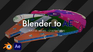 Blender To After Effects  Cryptomattes  3D Tutorial [upl. by Holzman396]