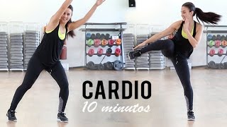 RUTINA DE CARDIO IDEAL PARA PRINCIPIANTES quot 10MINUTOSquot [upl. by Ahsiekram]