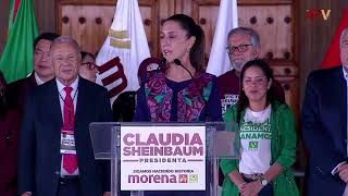 Festival en el Zócalo Claudia Sheinbaum Primera Presidenta de México [upl. by Zetniuq]