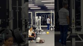 Blooper of last Gym Comedy Video 😂shorts bloopers gymfunnyvidoes [upl. by Janot]