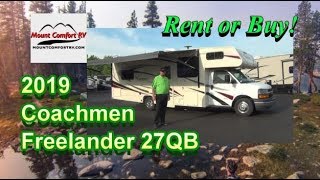 2019 Coachmen Freelander 27QB  Mount Comfort RV Rental [upl. by Yma]