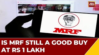 MRF Creates History On Dalal Street Share Price Hits RS 1 Lakh [upl. by Fitton]