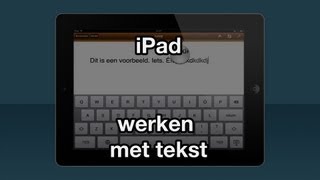 Werken met tekst VideoBytes  iPad [upl. by Oecile]