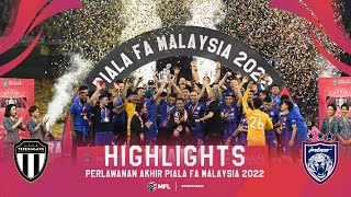 Terengganu FC 13 Johor Darul Tazim  Final Piala FA 2022 [upl. by Ahseikram198]