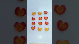 Carrot heart cutting ideas l carrot carving ideas vegetableart shorts cookwithsidra foodart art [upl. by Syhr]