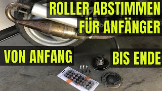 TUTORIAL Roller RICHTIG ABSTIMMEN für Anfänger komplett von Anfang bis Ende Sportauspuff [upl. by Llehsad]