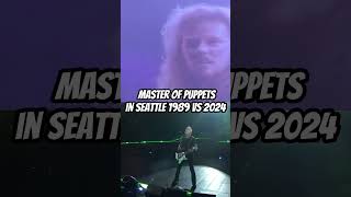 MASTER OF PUPPETS IN SEATTLE 1989 VS 2024 [upl. by Beera]