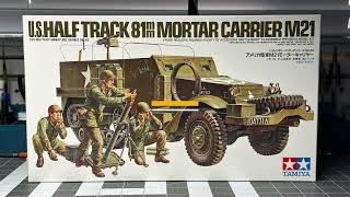 Tamiya 135 M21 Half Track Part 7 [upl. by Gayn]