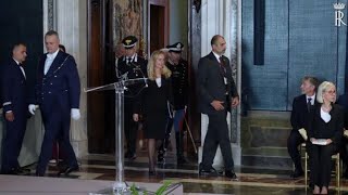 Al Quirinale la cerimonia per i nuovi Cavalieri del lavoro [upl. by Minna810]