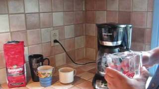 How much ground coffee to add when making coffee in a drip brewer [upl. by Quigley]