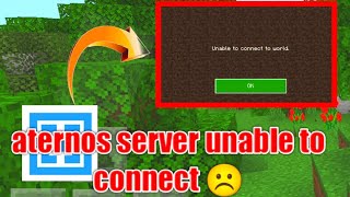 aternos server unable to connect big issue ☹️  sp live gamer [upl. by Hamfurd]