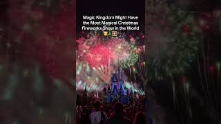 Magic Kingdom Might Have the Most Magical Christmas Fireworks Show in the ENTIRE WORLD disney wdw [upl. by Kathlene]