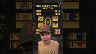 Round 1 Predictions of the College Football Playoffs worstbets fyp cfb cfp collegefootball [upl. by Rowena]