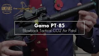 Gamo PT85 Blowback Tactical CO2 Pistol  Airgunspares amp The Countrystore Gunshop [upl. by Aneras]