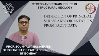 Week 11 Lecture 55 Deduction of principal stress axes orientation from fault data [upl. by Mattie]