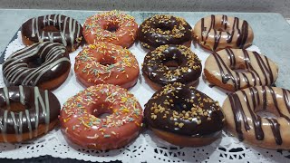 🍩🍩 DONUTS CASEROS 🍩🍩 ¡¡¡IRRESISTIBLES [upl. by Rehpotsihrc387]