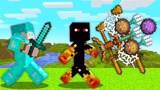 CAÇADOR vs FUGITIVO com SUPER ESPADA no MINECRAFT [upl. by Aramal144]