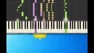 Cangaceiro Litfiba Piano tutorial by Synthesia [upl. by Ahsinak]