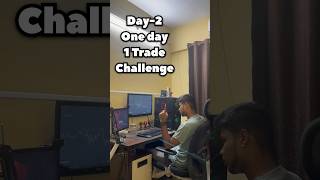 Day 2 one day 1 trade challenge shorts forex banknifty nifty trading minivlog [upl. by Ulphi]