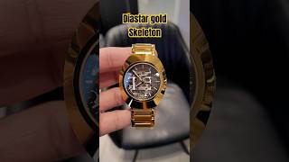 RADO​ Diastar​ Skeleton​ Gold​ reels youtubeshorts viralvideo shorts [upl. by Liu]