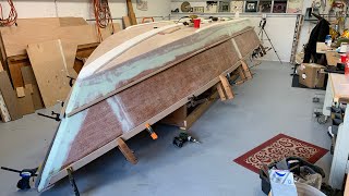 Building Plywood Boat Ep 13 [upl. by Lohman]