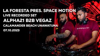 LA FORESTA PRESENTS SPACE MOTION  LIVE RECORDED SET  ALPHA21 B2B VEGAZ SL [upl. by Jenkins]