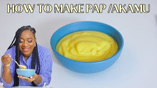 HOW TO MAKE PAP WITHOUT LUMPS [upl. by Yllor]