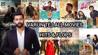 VARUN TEJ ALL MOVIES HITS amp FLOPS RANDOMTHOUGHTSCHANNEL SUBSCRIBE [upl. by Kcirdla951]