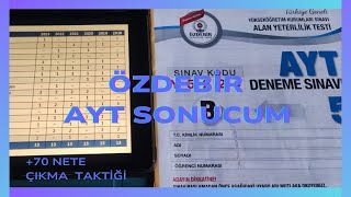 Özdebir TG AYT Sonucum  70 Net Nasıl Yapılır  YKS VLOG [upl. by Mcmahon]