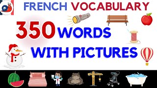 Learn 350 French words with pictures Useful vocabulary [upl. by Berta]