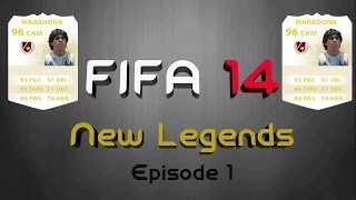 FIFA 14  NEW LEGENDS  EPISODE 1  DIEGO MARADONA [upl. by Mitzie]