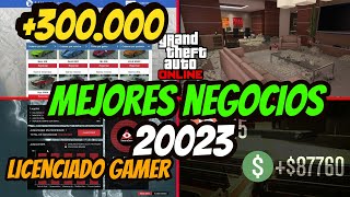 😲TOP 6 MEJORES NEGOCIOS para GANAR DINERO MILLONES en GTA 5 ONLINE 20023 [upl. by Elleimac]